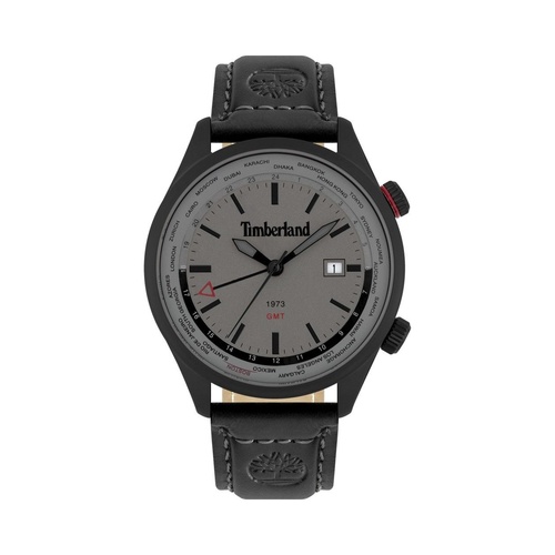 Timberland Men's Black Leather Watch - One Size - Main Image