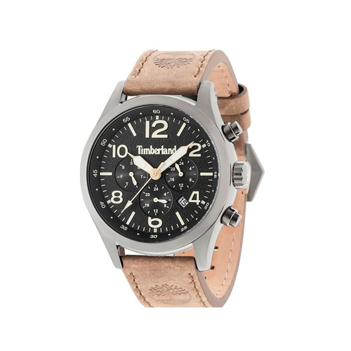 Timberland Men's Black Leather Watch - One Size - Main Image