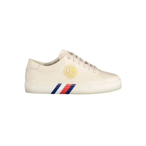Tommy Hilfiger Women's Beige Polyester Sneaker - 40 EU - Main Image