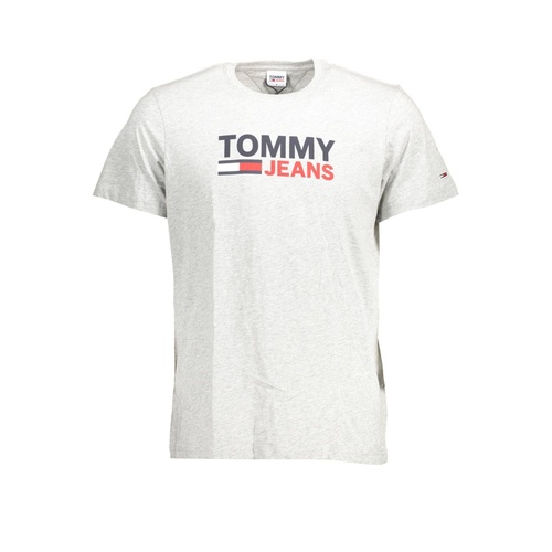 Tommy Hilfiger Men's Gray Cotton  T-Shirt - 2XL - Main Image