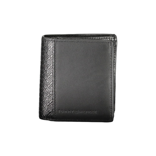 Tommy Hilfiger Men's Black Leather Wallet - One Size - Main Image