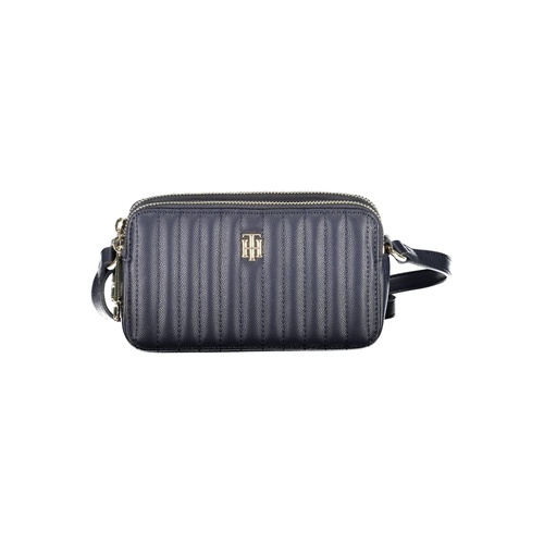 Tommy Hilfiger Women's Chic Blue Contrasting Detail Shoulder Bag - One Size - Main Image