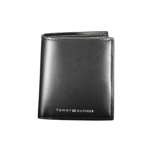 Tommy Hilfiger Men's Black Leather Wallet - One Size - Main Image