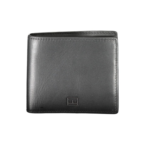 Tommy Hilfiger Men's Black Leather Wallet - One Size - Main Image