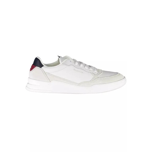 Tommy Hilfiger Men's White Polyester Sneaker - 43 EU - Main Image