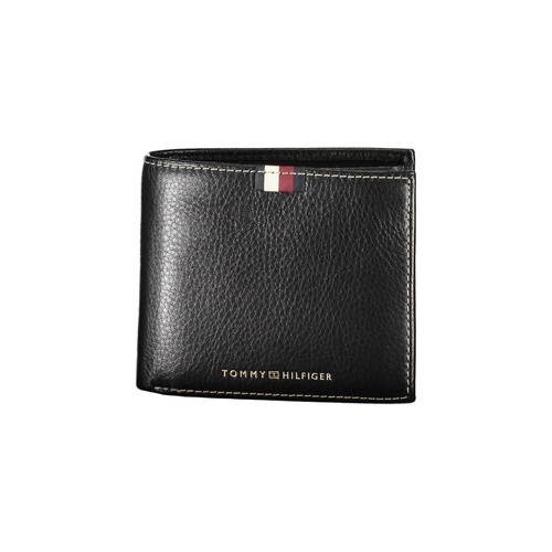 Tommy Hilfiger Men's Black Leather Wallet - One Size - Main Image