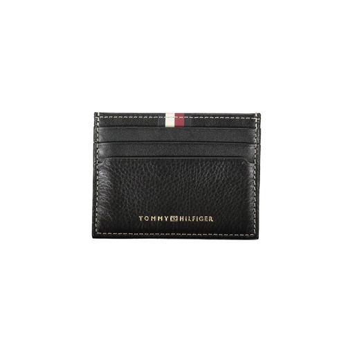 Tommy Hilfiger Men's Black Leather Wallet - One Size - Main Image