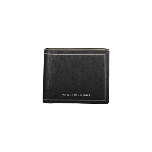 Tommy Hilfiger Men's Black Leather Wallet - One Size - Main Image