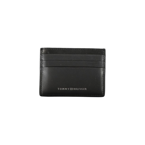 Tommy Hilfiger Men's Black Leather Wallet - One Size - Main Image
