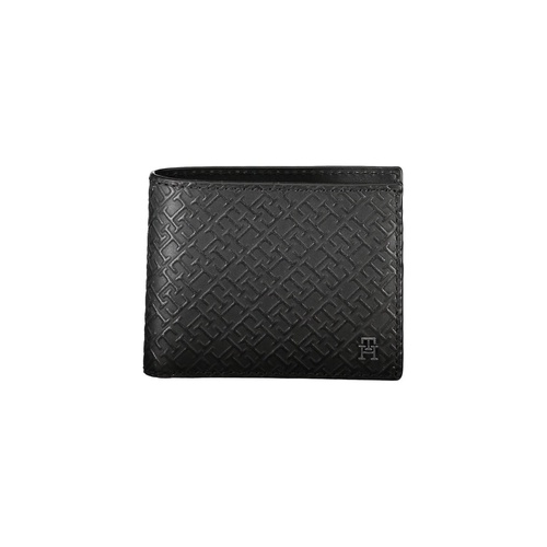 Tommy Hilfiger Men's Black Leather Wallet - One Size - Main Image