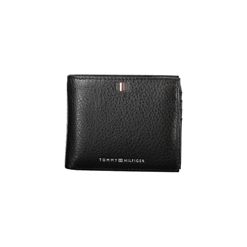 Tommy Hilfiger Men's Black Leather Wallet - One Size - Main Image