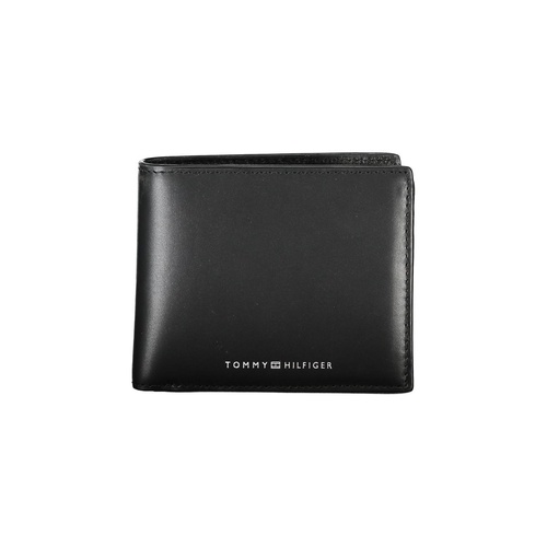 Tommy Hilfiger Men's Black Leather Wallet - One Size - Main Image