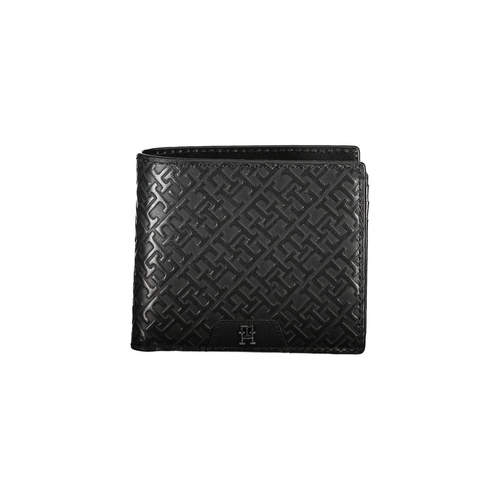 Tommy Hilfiger Men's Black Leather Wallet - One Size - Main Image