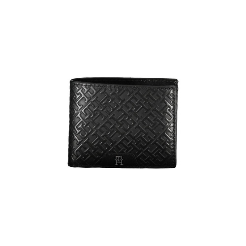Tommy Hilfiger Men's Black Leather Wallet - One Size - Main Image
