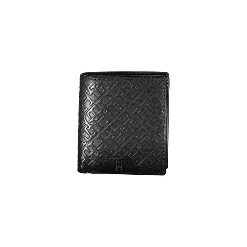 Tommy Hilfiger Men's Black Leather Wallet - One Size - Main Image