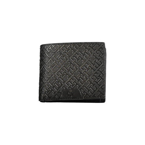 Tommy Hilfiger Men's Black Leather Wallet - One Size - Main Image
