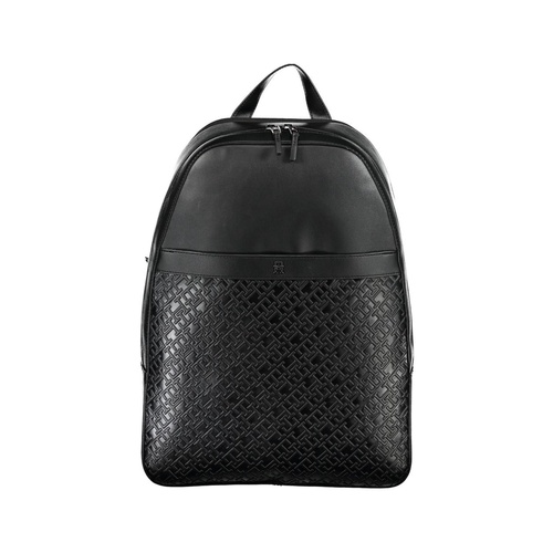 Tommy Hilfiger Men's Black Polyethylene Backpack - One Size - Main Image