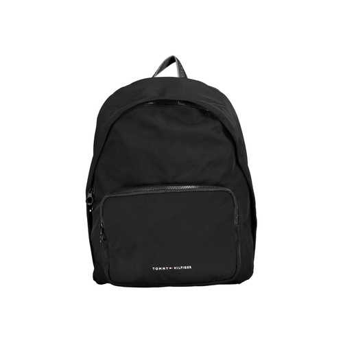 Tommy Hilfiger Men's Black Polyester Backpack - One Size - Main Image