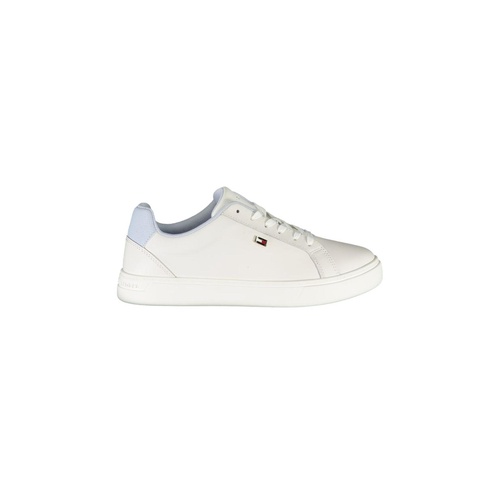 Tommy Hilfiger Women's White Polyester Sneaker - 39 EU - Main Image