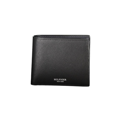 Tommy Hilfiger Men's Black Leather Wallet - One Size - Main Image