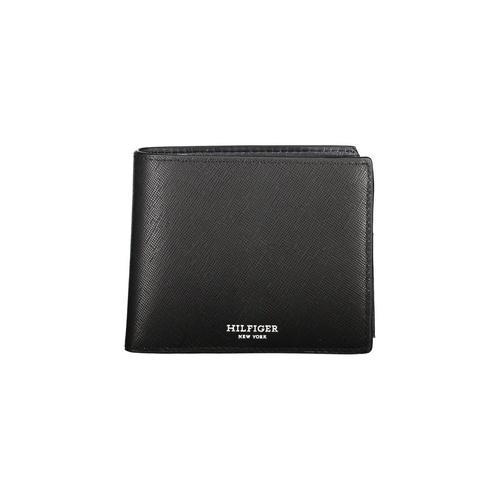 Tommy Hilfiger Men's Black Leather Wallet - One Size - Main Image