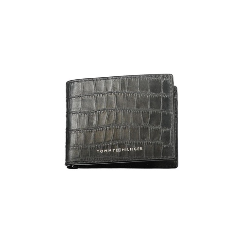 Tommy Hilfiger Men's Black Leather Wallet - One Size - Main Image