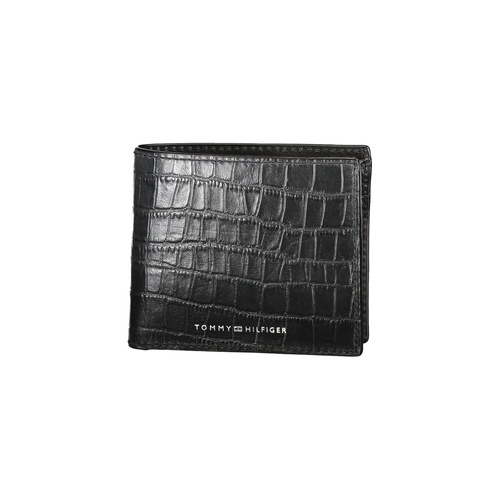 Tommy Hilfiger Men's Black Leather Wallet - One Size - Main Image