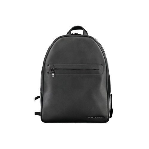 Tommy Hilfiger Men's Black Polyester Backpack - One Size - Main Image