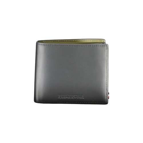 Tommy Hilfiger Men's Black Leather Wallet - One Size - Main Image