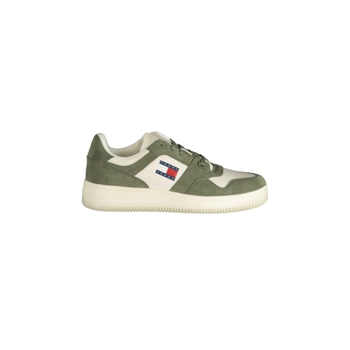 Tommy Hilfiger Men's Green Polyester Sneaker - 45 EU - Main Image