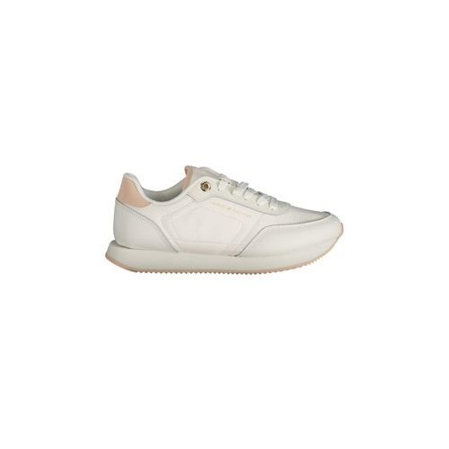 Tommy Hilfiger Women's White Polyester Sneaker - 36 EU - Main Image