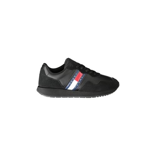 Tommy Hilfiger Men's Black Polyester Sneaker - 46 EU - Main Image