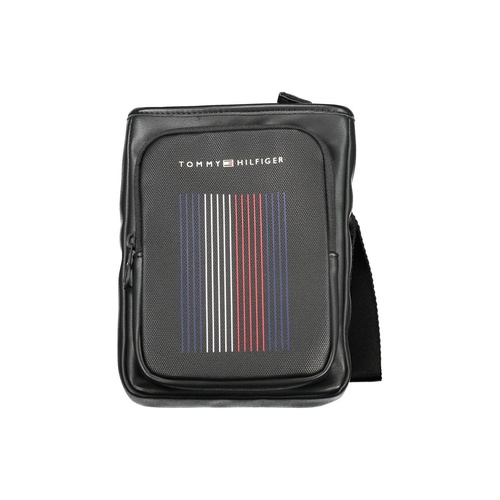 Tommy Hilfiger Men's Black Polyethylene Shoulder Bag - One Size - Main Image