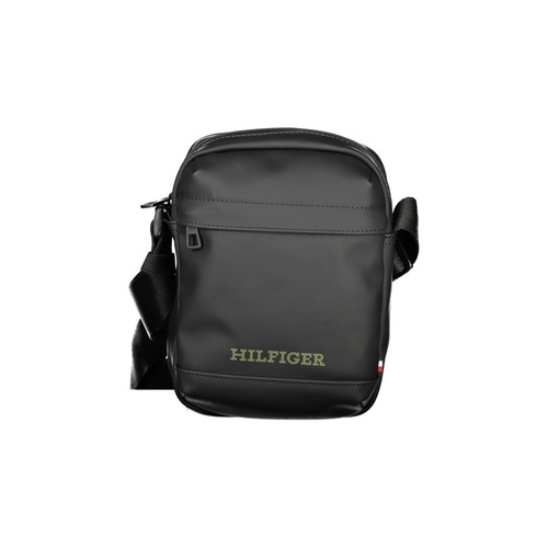 Tommy Hilfiger Men's Black Polyethylene Shoulder Bag - One Size - Main Image