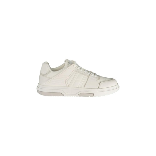 Tommy Hilfiger Men's White Polyester Sneaker - 44 EU - Main Image