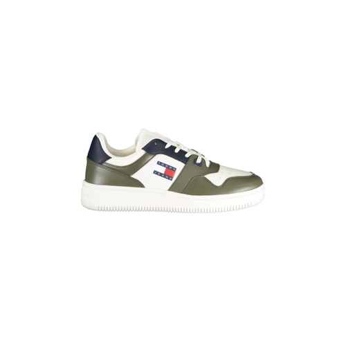 Tommy Hilfiger Men's Green Polyester Sneaker - 40 EU - Main Image