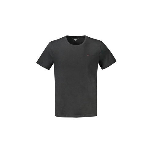 Tommy Hilfiger Men's Black Cotton T-Shirt - M - Main Image