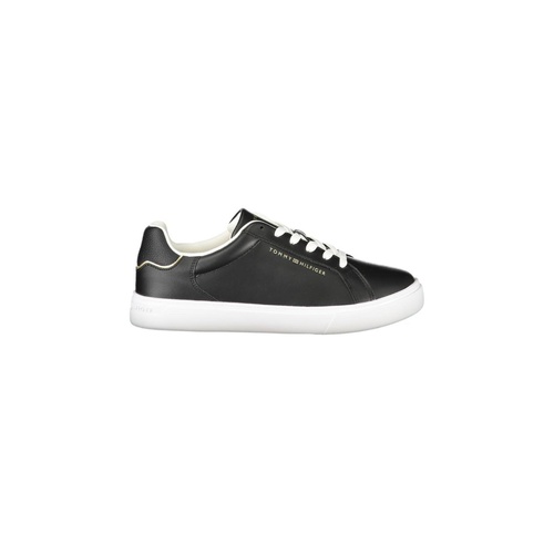 Tommy Hilfiger Women's Black Polyester Sneaker - 38 EU - Main Image