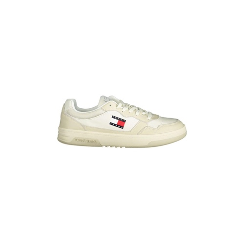 Tommy Hilfiger Men's Beige Polyester Sneaker - 40 EU - Main Image