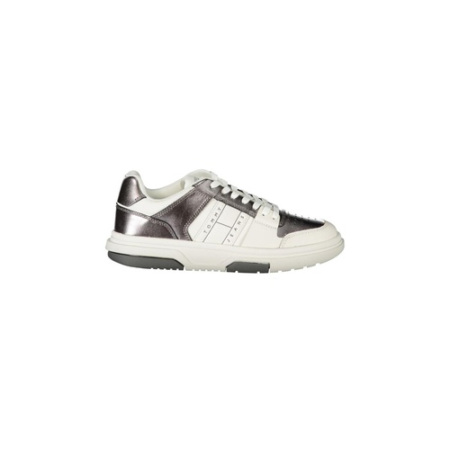 Tommy Hilfiger Women's White Polyester Sneaker - 37 EU - Main Image