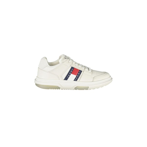 Tommy Hilfiger Women's White Leather  Sneaker - 36 EU - Main Image