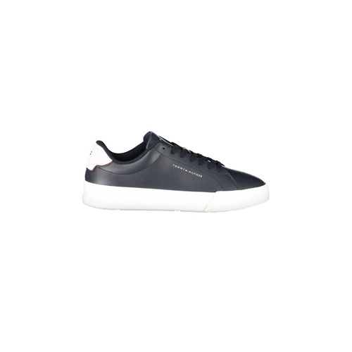 Tommy Hilfiger Men's Blue Leather  Sneaker - 45 EU - Main Image