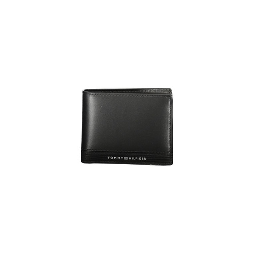 Tommy Hilfiger Men's Black Leather  Wallet - One Size - Main Image