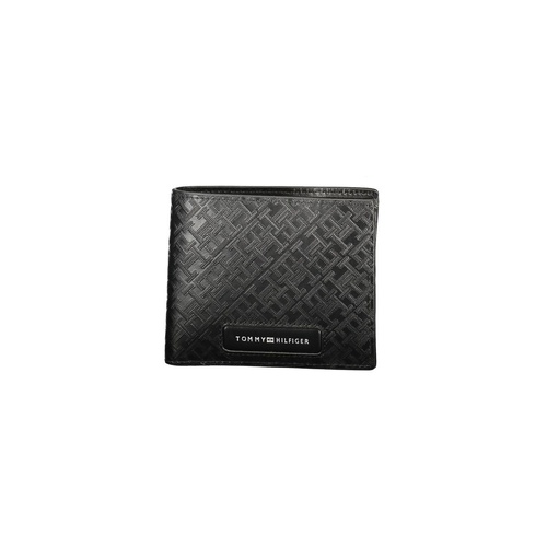 Tommy Hilfiger Men's Black Leather  Wallet - One Size - Main Image