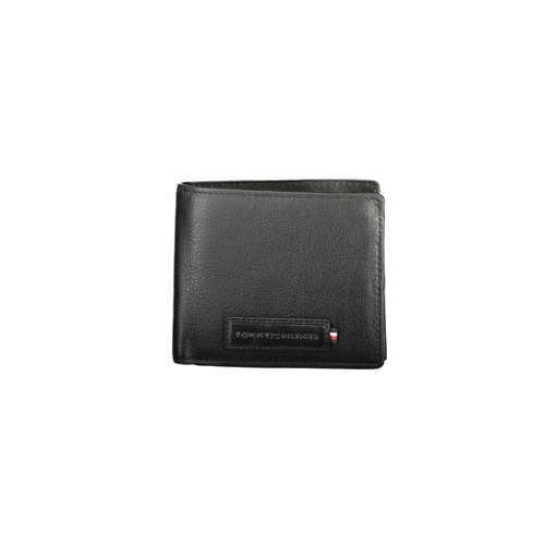 Tommy Hilfiger Men's Black Leather  Wallet - One Size - Main Image