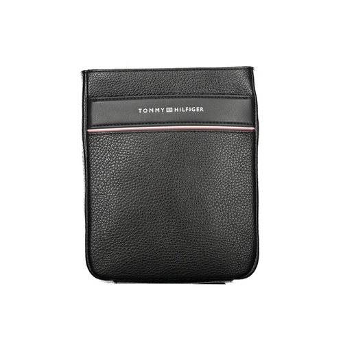 Tommy Hilfiger Men's Black Polyethylene  Shoulder Bag - One Size - Main Image