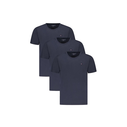 Tommy Hilfiger Men's Blue Cotton T-Shirt - S - Main Image