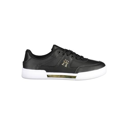 Tommy Hilfiger Women's Black Polyester Sneaker - 38 EU - Main Image