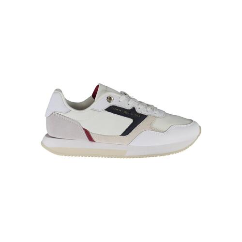 Tommy Hilfiger Women's White Polyester Sneaker - 38 EU - Main Image