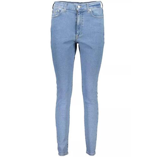 Tommy Hilfiger Women's Light Blue Cotton Jeans & Pant - W30/L30 US - Main Image